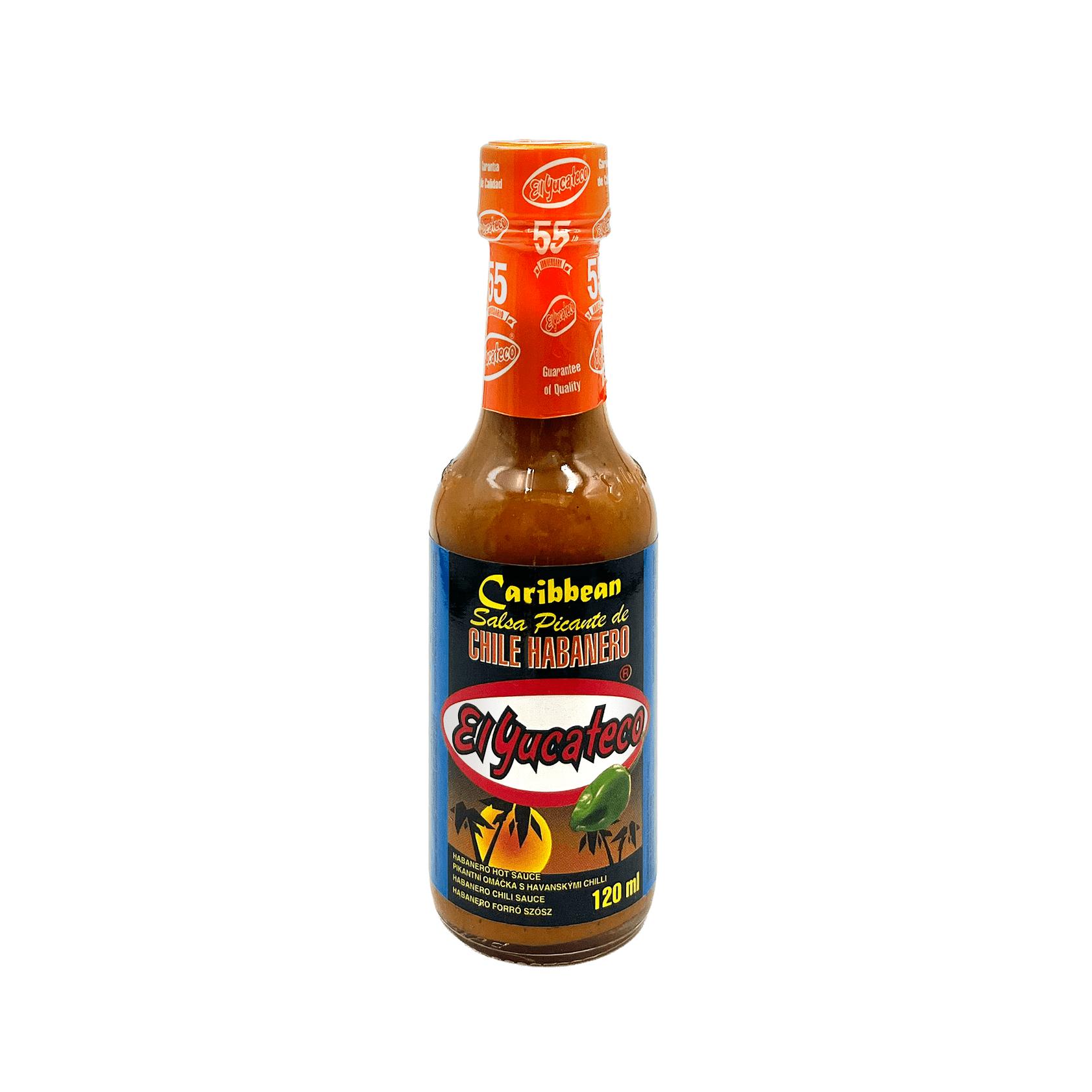 Salsa Habanero Black Label El Yucateco 120 ml