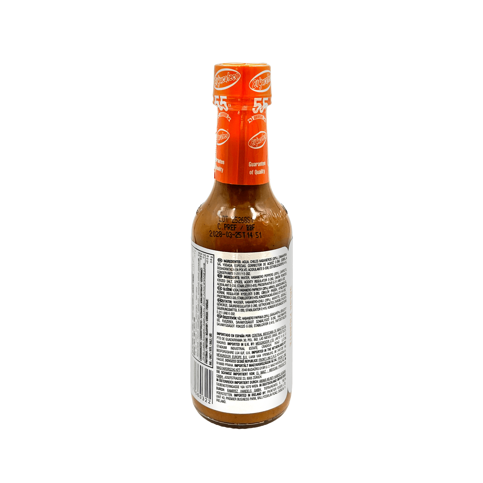 Salsa Habanero Black Label El Yucateco 120 ml – Bild 2